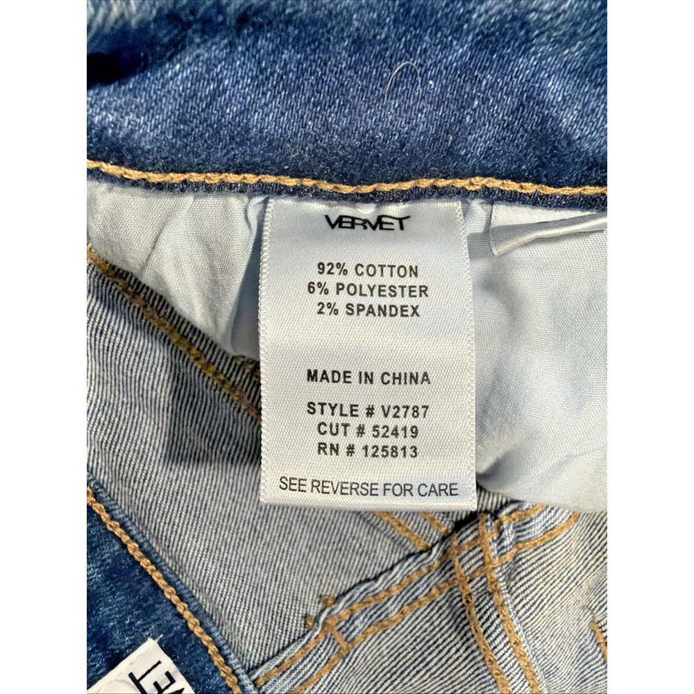 NWT VERVET Skeeter Distressed Boyfriend Jeans Size 25 V2787 - Picture 4 of 7